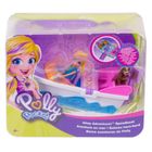 Polly Pocket, Łódź, zestaw z lalką i pojazdem
