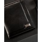 Portfel, banknotówka, czarny, skórzany, Rovicky