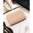 Portfel, beżowy, skóra ekologiczna, Peterson