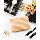 Portfel, beżowy, skóra ekologiczna, Peterson