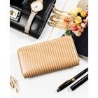 Portfel, beżowy, skóra ekologiczna, Peterson