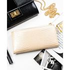 Portfel, beżowy, skóra ekologiczna, Peterson