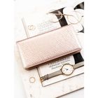 Portfel, beżowy, skóra ekologiczna, RFID, Rovicky