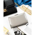 Portfel, biały, skóra ekologiczna, Peterson