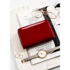 Portfel, bordowy, skóra ekologiczna, Peterson