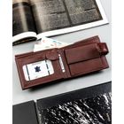 Portfel, brązowy, skóra ekologiczna, 4U Cavaldi