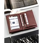 Portfel, brązowy, skóra ekologiczna, 4U Cavaldi