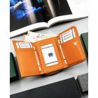 Portfel, brązowy, skóra ekologiczna, 4U Cavaldi