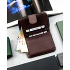 Portfel, brązowy, skóra ekologiczna, 4U Cavaldi