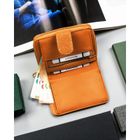 Portfel, brązowy, skóra ekologiczna, 4U Cavaldi