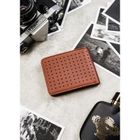 Portfel, brązowy, skóra ekologiczna, Peterson