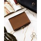 Portfel, brązowy, skóra naturalna i ekologiczna, Peterson