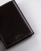 Portfel, brązowy, skórzany, Peterson