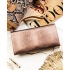 Portfel, brązowy, skórzany, RFID, Peterson