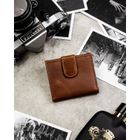 Portfel, brązowy, skórzany, Rovicky