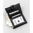 Portfel, czarny, skóra ekologiczna, 4U Cavaldi