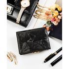 Portfel, czarny, skóra ekologiczna, Peterson