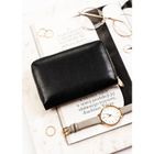 Portfel, czarny, skóra ekologiczna, Rovicky