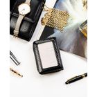 Portfel, czarny, skóra naturalna i ekologiczna, Peterson