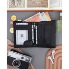 Portfel, czarny, skórzany, 4U Cavaldi