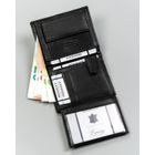 Portfel, czarny, skórzany, 4U Cavaldi