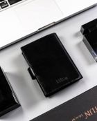 Portfel, czarny, skórzany, Peterson