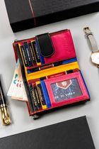 Portfel, czarny, skórzany, Peterson