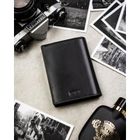 Portfel, czarny, skórzany, Peterson