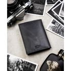 Portfel, czarny, skórzany, Peterson