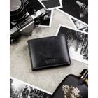 Portfel, czarny, skórzany, Peterson