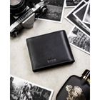 Portfel, czarny, skórzany, RFID, Peterson