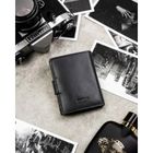 Portfel, czarny, skórzany, RFID, Peterson