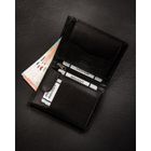 Portfel, czarny, skórzany, Ronaldo