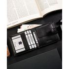 Portfel, czarny, skórzany, Ronaldo