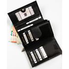 Portfel, czarny, skórzany, Rovicky