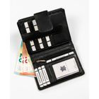 Portfel, czarny, skórzany, Rovicky