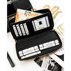 Portfel, czarny, skórzany, Rovicky