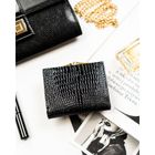 Portfel, czarny, skórzany, Rovicky