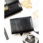 Portfel, czarny, skórzany, Rovicky