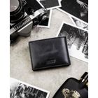 Portfel, czarny, skórzany, Rovicky