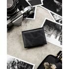 Portfel, czarny, skórzany, Rovicky