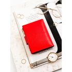 Portfel, czerwony, skóra ekologiczna, Rovicky