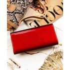 Portfel, czerwony, skórzany, Rovicky