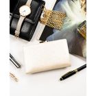 Portfel, ecru, Peterson