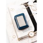 Portfel, granatowy, skóra ekologiczna, Peterson