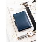 Portfel, granatowy, skóra ekologiczna, Rovicky