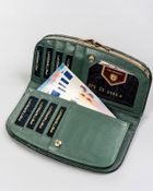 Portfel, mix, skórzany, Peterson