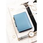 Portfel, niebieski, skóra ekologiczna, RFID, Rovicky