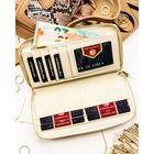 Portfel-piórnik, mix, skóra naturalna i ekologiczna, Peterson