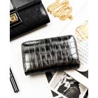 Portfel, szary, skóra ekologiczna, Peterson